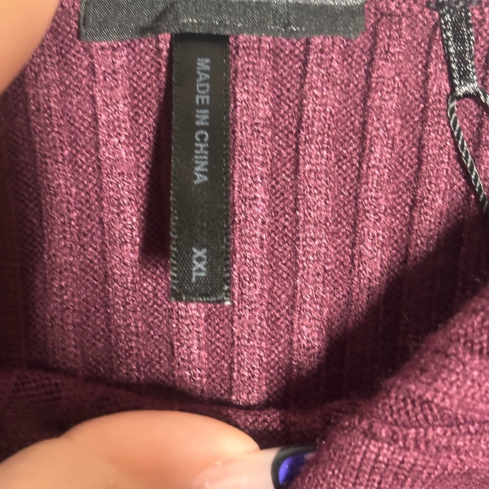 NWT Killstar XXL Women's Burgundy Sweater - Picture 3 of 5